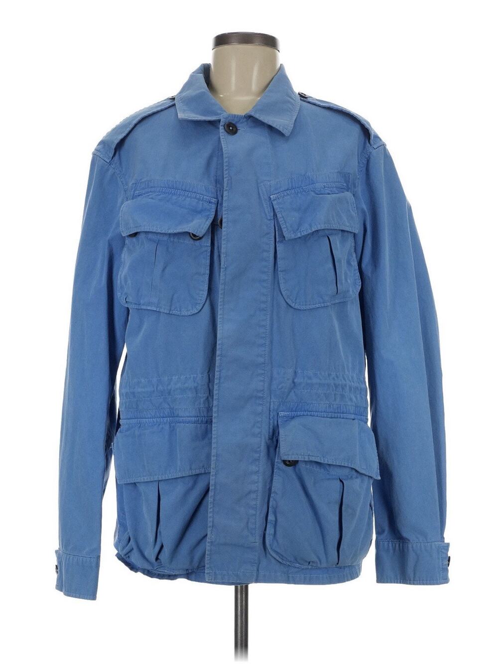 Polo Ralph Lauren Jacket Mens Blue Combat Tropical Field M65 Military Army M